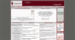 Desktop Screenshot of cegjog.info