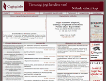 Tablet Screenshot of cegjog.info